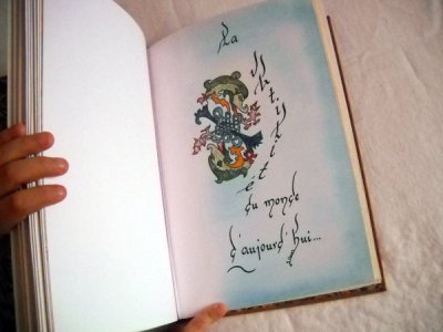 Calligraphie et décor livre artiste de Sophie Fuchs, enluminure celtique, exemplaire unique